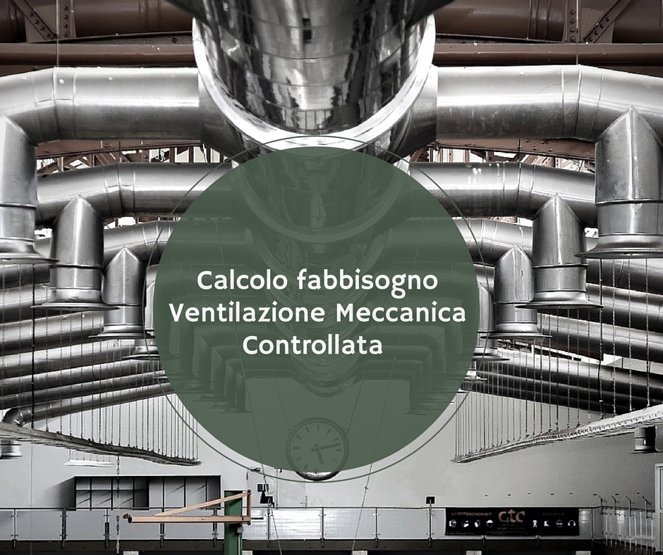 Il fabbisogno energetico per la Ventilazione Meccanica Controllata